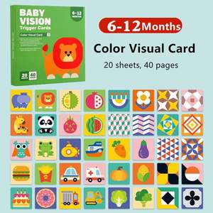 Tarjetas Educativas Premium con el Alfabeto, Animales y Frutas, Fomentan la Creatividad, Impresiones en Papel Grueso Seguro, Estimulan el Aprendizaje Temprano y la Diversión de los Niños - Product Image 2