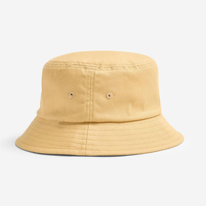 Chapeau Bob en Toile de Coton Jaune Unisexe Couleur Unie Décontracté Printemps Été pour Adulte - Product Image 3