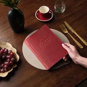 Porta Menús de Cuero Genuino Premium, Carpeta para Menús de Restaurante, Cubierta Personalizada para Lista de Vinos, Juego de Libretas de Hotel de Lujo LMC-0152 - Product Image 1