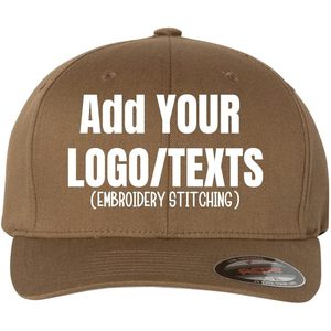 Gorros Personalizados de Mezcla de Algodón CUSTOM 6277 con Bordado Personalizado con Logotipo y Textos - Product Image 1