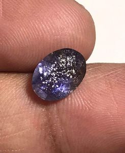 Iolite pierre de soleil taille ovale, iolite pierre de soleil naturelle pour la fabrication de bijoux. - Product Image 2
