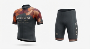 Ensemble de cyclisme avec impression par sublimation de logo personnalisé, extensible dans les 4 sens, maillot à manches longues, collants rembourrés, shorts, combinaison de triathlon, haute visibilité - Product Image 4