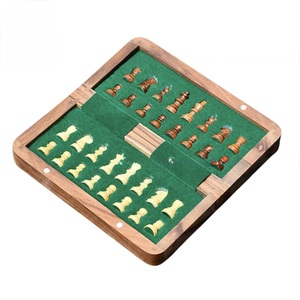 ILAHI's Eco-Friendly Rustic Polished Rectangle <b>Chess</b> <b>Board</b> Game 100% Handmade Pure Wood Animal/Love Style Customized Size <b>Chess</b> - Product Image 2