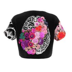 Hauts courts décontractés pour femmes Débardeur tricoté en coton personnalisable Marque privée OEM Usine Mode d'été Logo imprimé en vrac pour le printemps - Product Image 2