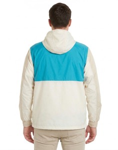 <b>Mens</b> Lightweight Color Block <b>Pullover</b> Windbreaker <b>Jacket</b> With Hood Half Zip Streetwear Outdoor Casual Fashion Coat - Product Image 4