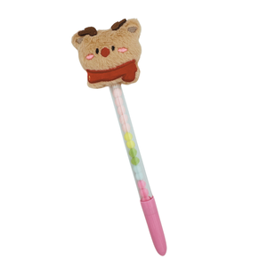 Stylo Gel Bleu/Noir 0,7 mm à Motif Arbre de Noël Festif Nicher Cute, Impression Personnalisable pour l'École et le Bureau - Product Image 4