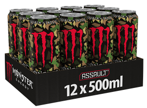 Bebida Energética Monster Assault en Lata de 500ml, Precio de Fábrica, Bebida Importada Original, Alta en Cafeína, Bebida Energética Carbonatada, Suministro al por Mayor - Product Image 3