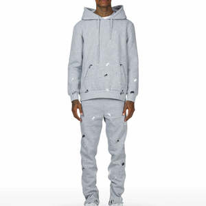 ชุดฮู้ดดี้และกางเกงจ็อกเกอร์ลำลองสำหรับผู้ชาย ชุดวอร์มสุดเท่สำหรับสตรีทแวร์และใส่ในชีวิตประจำวัน - Product Image 2