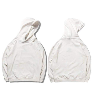 Sudaderas con capucha personalizables para hombre, informales, 100% algodón, lisas, extragrandes. - Product Image 6