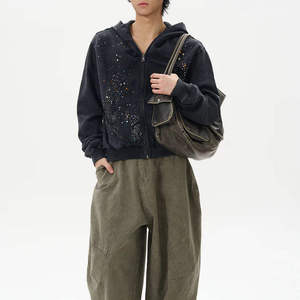 Fournisseur de sweats à capuche graphiques en coton pour hommes, streetwear, pour marques en ligne, vente en gros et approvisionnement en gros. - Product Image 3
