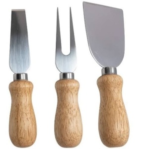 Ensemble de couverts en bois d'acacia avec manche en bois, comprenant cuillères à dîner et à dessert, très vendu - Product Image 4