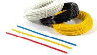 Manchon d'isolation de haute qualité pour la protection contre les chocs électriques, manchon en fibre de verre acrylique recouvert de silicone
