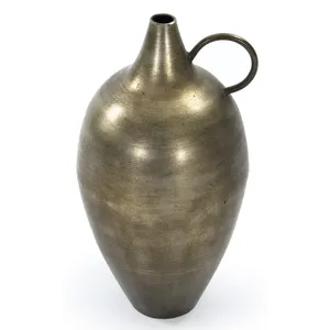 Jarrón de Flores de Hierro Artístico Moderno Hecho a Mano, Diseño Costero, Ecológico, de Alta Calidad, para Espacios Elegantes, Acabado ZAHID - Product Image 3