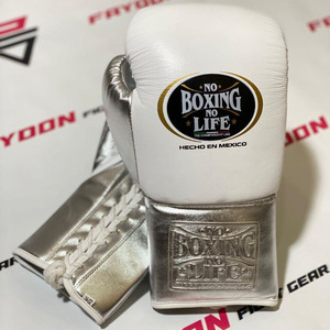 Guantes de Boxeo Rojos Estilo Mexicano, Sin Boxeo No Hay Vida, de Cuero Vacuno Auténtico de Primera Calidad, Cierre con Cordones Ajustables - Product Image 4