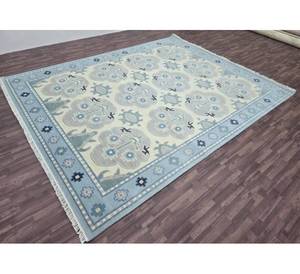 Alfombras de área de arte afgano anudadas a mano con suave felpa de algodón de alta calidad, una combinación perfecta de tradición y modernidad, diseño hecho a medida. - Product Image 2