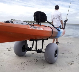 Vahşi sistemler alüminyum kayar kapı Platform iki tekerlekli kolay kullanımlı Kayak arabası araçları Kayaks ve kanolar için - Product Image 3