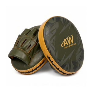 Askar Wear - Guante de Boxeo para Entrenamiento, Piel de Vacuno, Diseño de Camuflaje Verde, Duradero - Product Image 1