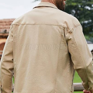 Veste en jean pour hommes, sur mesure, vente en gros, fabrication en usine, nouvelle arrivée, manches longues - Product Image 2