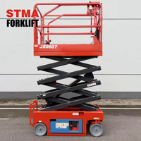 STMA Kleine 230 kg 5,8 m Elektrische Selbstfahrende Scherenhebebühnen Verfügbar in 5m, 6m, 7m, 13m Hubhöhe – Personenlifter zum Verkauf