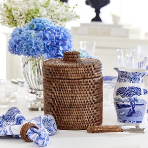 Seau à glaçons en rotin tressé, vente en gros, qualité supérieure, refroidisseurs de boissons et de vin - Product Image 4