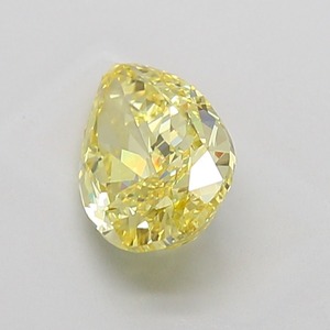 Diamant poire jaune vif fantaisie 3,01 carats certifié IGI, clarté VS2, polissage excellent, pierre précieuse en vrac, bijou de luxe - Product Image 3