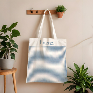 Gamme exclusive de sacs de courses en coton cardé 100% de qualité supérieure, design personnalisé, fournisseur en Inde. - Product Image 1