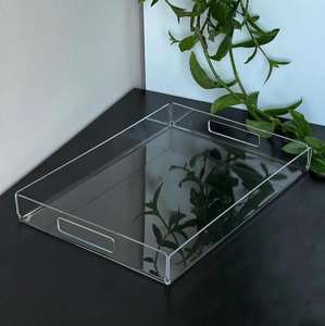 Luxury <b>Clear</b> Acrylic Decorative Tray for Coffee <b>Table</b> - Product Image 5