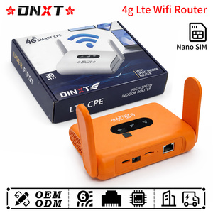 Router Dnxt 4G de 2.4 GHz y 300 Mbps, Router Wifi 6 Mini, Router Wifi Lte Cat4 4G, Router 4G con Puerto USB Tipo C y Ranura para Tarjeta SIM - Product Image 1