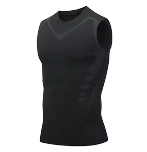 Manufacturer <b>Men</b> Gym Sport Lightweight Breathable Sportswear Running Singlet Basketball <b>Vest</b> tank Top Muscle Athletic Shirt - Product Image 1