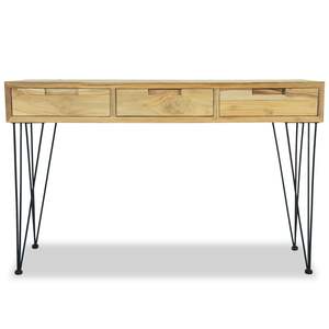 Consolle in Teak tinta unita 47.2 \ "x13.8 \" x29.9 \ "eleganti mobili in legno - Product Image 6