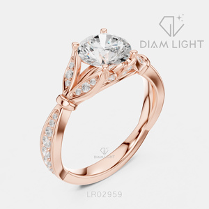 1.33CT Round Cut Lab Grown Diamond 14KT White Gold Engagement <b>Ring</b> IGI Certified Bridal <b>Ring</b> Fine Jewelry Women Gifting - Product Image 4