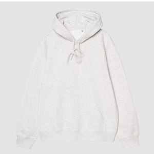 Autumn <b>Clothes</b> Blank Heavyweight Cotton Garment Double Layered No Drawstring Hoodies - Product Image 5
