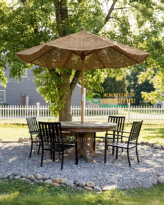 Parasol en fibre de coco naturelle pour espaces commerciaux extérieurs, hôtellerie et aménagement paysager de stations balnéaires Eco2go Vietnam - Product Image 2