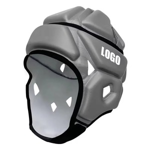 Casque de football américain haute protection en EVA 7v7, design double sport, léger et ventilé, casque souple pour hommes - Product Image 6