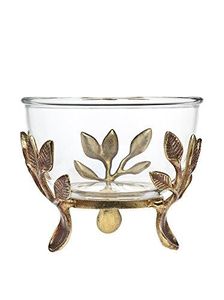 Premium Stainless Steel Serving Bowl Elegant <b>Table</b> <b>Top</b> Decorative Serving Bowl Double Bowl centerpiece home decor - Product Image 5