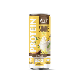 Milk-shake protéiné au chocolat 330 ml VINUT, fabrication en gros, meilleur prix, 20 g de protéines, 0 g de sucre, échantillon gratuit, étiquette privée, OEM, ODM - Product Image 5