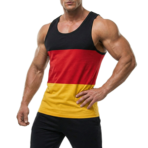 High Grade Men's Custom Print Tank Top Muscle Tee Custom Logo Sleeveless Breathable <b>Athletic</b> Fitness Sportwear Bulk Tank Tops - Product Image 3