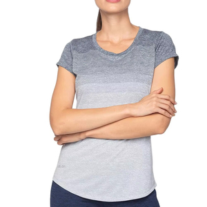 Camisetas Deportivas de Yoga para Mujer con Logotipo Personalizado, Ajustadas, Transpirables, para Primavera/Verano, Venta al por Mayor - Product Image 1