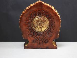 Statue de Ganesh assis multicolore en résine artisanale Nirmala, figurine Ganpati pour la décoration de la maison et du temple - Product Image 4