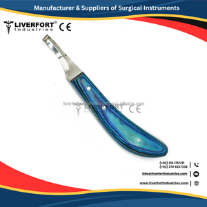 Lot de 2 couteaux de fermeur réutilisables pour sabots, droitiers et gauchers, lames en acier inoxydable ultra-affûtées, coupe-sabots pour bétail - Product Image 6
