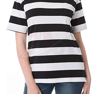 Camiseta Holgada de Algodón para Mujer, Tejido Suave y Transpirable, Corte Holgado Informal, Ropa de Calle de Verano, Moda Diaria - Product Image 3