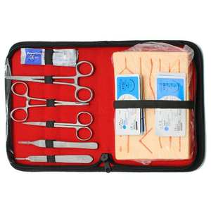 Kit de Sutura Quirúrgica Profesional de Acero Inoxidable de Primera Calidad, con Maniquí de Piel Realista y Herramientas para Entrenamiento Quirúrgico - Product Image 1