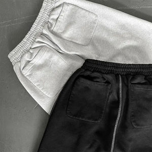 Pantalones Deportivos para Hombre, de Tejido Grueso, con Costuras en el Interior, Cintura Elástica y Dobladillo en el Bajo - Product Image 4