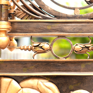 KHP Handcrafted Luxury Royal Victorian Wrought Iron Main <b>Gate</b> Design Eco-Friendly Rust-Proof Antique Yellow Large Security - Product Image 5