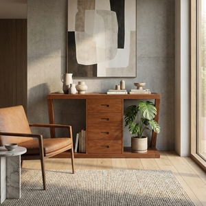 Estantería en Forma de Z de Madera Contrachapada de Pino Americano, Diseño Moderno e Informal para Sala de Estar o Dormitorio - Product Image 6