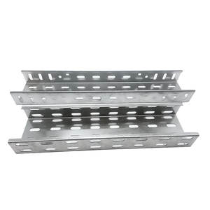 Bandeja Portacables de Acero Perforado Sólido Tipo Escalerilla 100x50 y 200x100mm con Recubrimiento en Polvo de Colores para Instalación de Cables en Construcción - Product Image 1