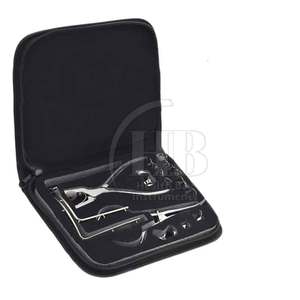 Kit de barrage en caoutchouc manuel pour la vente en gros avec instruments durables en acier inoxydable réutilisables pour la pratique dentaire - Product Image 3
