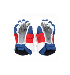 Gants de hockey sur glace en cuir de haute qualité, nouvelle conception Veekend Bazar, paume antidérapante, unisexe, fermeture à boucle, logo/étiquette personnalisés - Product Image 5