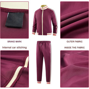<b>Lightweight</b> Athletic Mens Tracksuit Customizable <b>Jacket</b> And Pants Breathable Sportswear For <b>Running</b> And Gym Sessions - Product Image 3