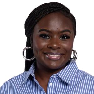 Camisa de Botones a Rayas Azules y Blancas Zeta Phi Beta para Mujer, Top de Algodón Casual y Formal con Letras Griegas Bordadas - Product Image 2